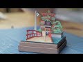 Exploring studio ghibli miniatuart paper models