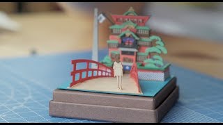 Exploring Studio Ghibli Miniatuart Paper Models