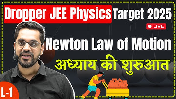 Dropper Physics Lec-1 | Introduction | Newton Law Of Motion (NLM) ASP SIR | IIT/JEE Physics