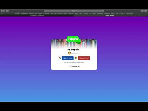 Login Successful in FlipGrid