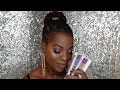 NATASHA DENONA 5 EYESHADOW PALETTE | DEEP SKIN SWATCHES AND REVIEW