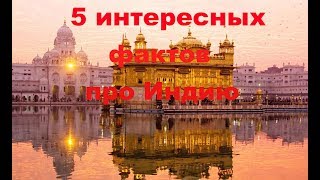 5 интересных фактов про Индию