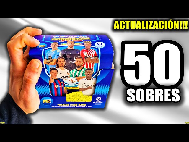 Cajita 50 Sobres Adrenalyn XL De La Liga Este,Colección Futbolistas De La  Liga Sandanter 2022/23 - Centro Comercial Gbla