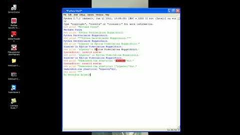 Python Dersleri 02 - Print Komutu ve Karakter Dizileri