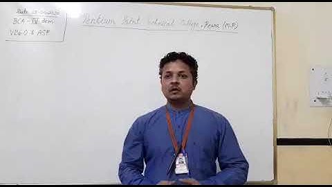 Online lecture on ASP by Piyush Singh Gaharwar PPTC Rewa