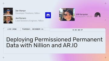 Deploying permissioned permanent data with Nillion