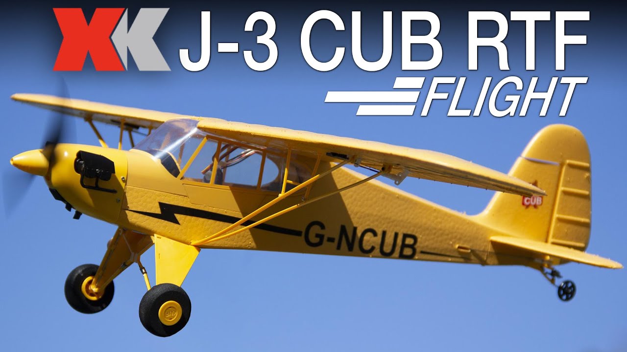 Xk J3 Cub With Gyro Rtf Motion Rc Flight Youtube