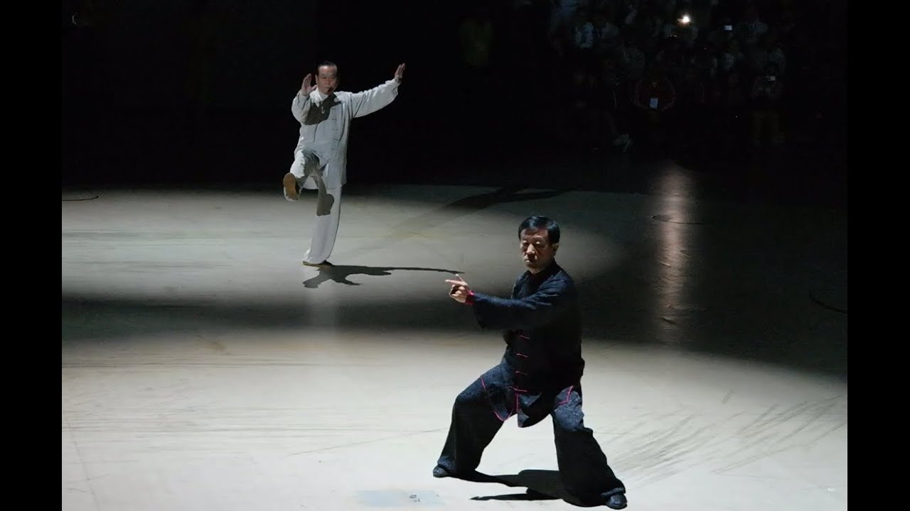 Chen Zhenglei & Zhao Youbin @1st World Taijiquan Championships 2014 Opening Ceremony
