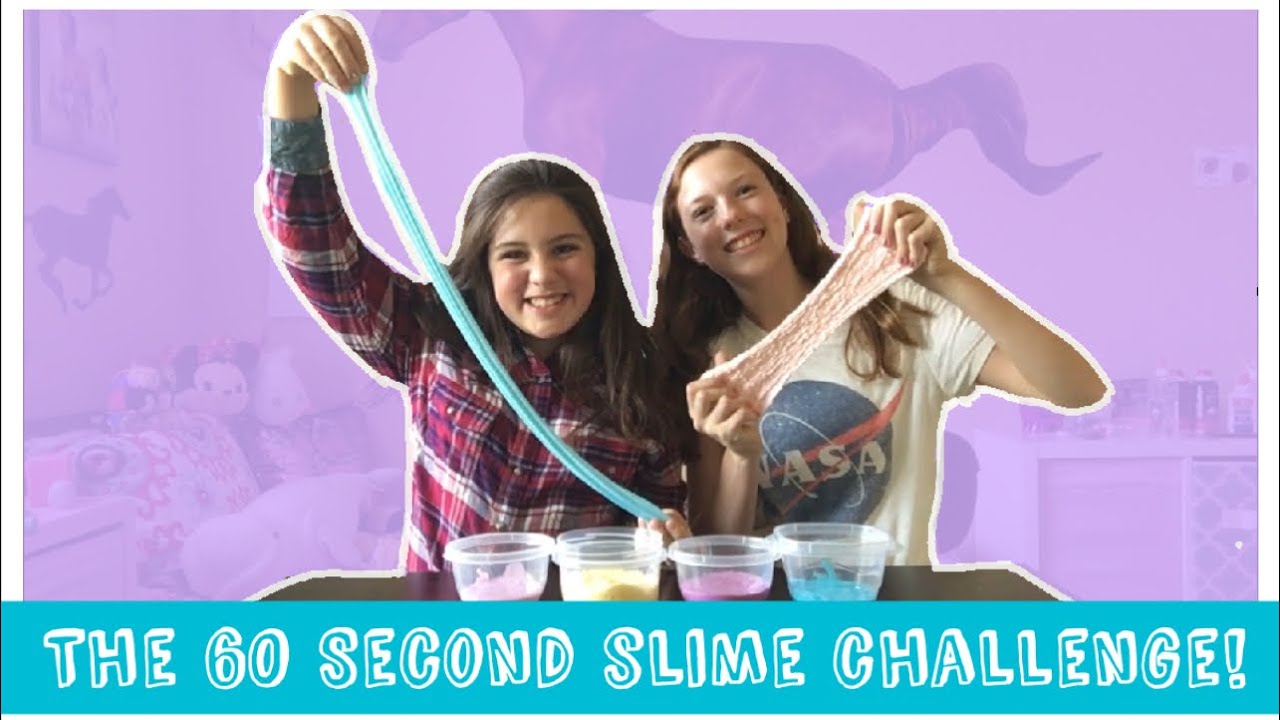 The 60 second slime challenge part 2 - ft. Emily ’n’ Crafts!