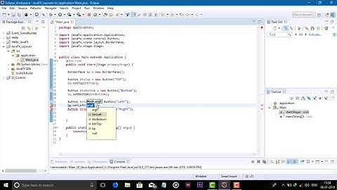 JavaFX Layout BorderPane