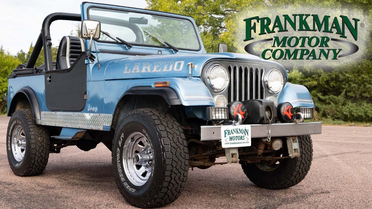 147K Mile - 5-Speed - 1986 Jeep CJ-7 Laredo - Frankman Motors Company - Walk around/ Driving Video