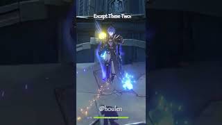These Two Cannot Plunge Attack While Using Skill #genshinimpact #hoyocreators