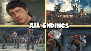 All ENDINGS - DEAD RISING 3 [HD]