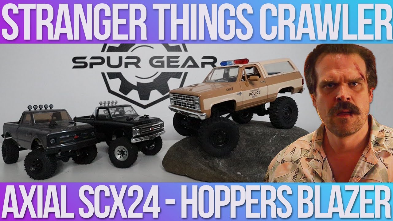 Axial SCX24 Stranger Things Crawler DIY Hoppers Chevy Blazer YouTube