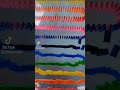 Domino Rainbow On Glass #shorts #domino #rainbow #satisfying