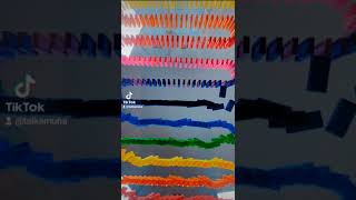 Domino Rainbow On Glass #shorts #domino #rainbow #satisfying