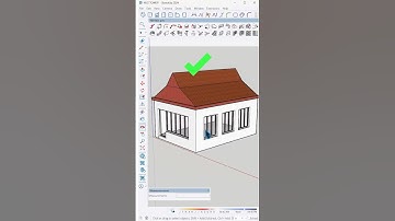 SketchUp tutorial, How to create door and window in SketchUp! #nicetower #sketchup #architecture