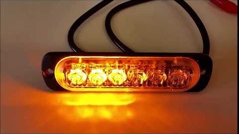 High Intensity Smallest Grille, surface mount, tailgate strobe light LightHead