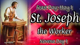 Powerful Novena to ST. JOSEPH THE WORKER Day 1 /Patron Saint of Worker, Family and Universal Church screenshot 1