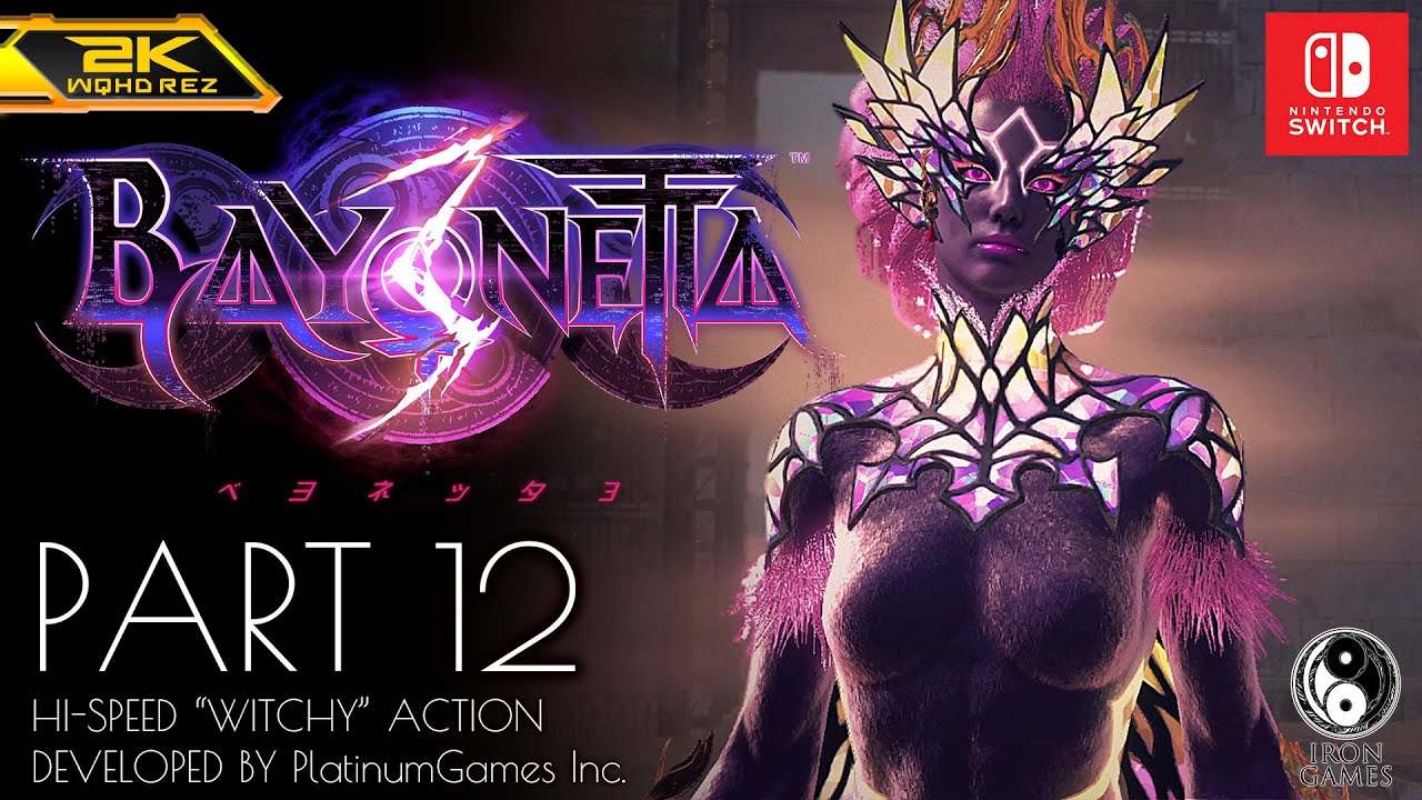 #12【ベヨネッタ3/高画質】チャプター7「熱砂・後編」：プラチナ攻略【BAYONETTA3】