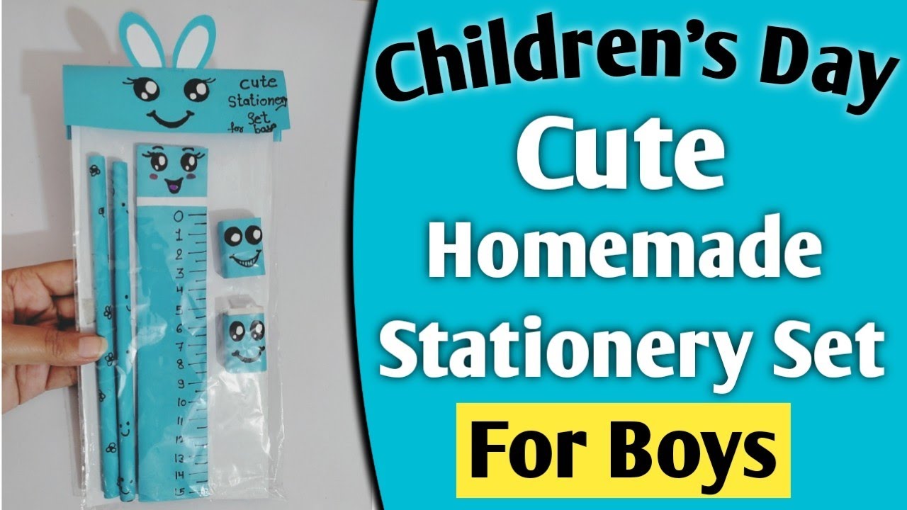 Cute Stationery Boys Printable