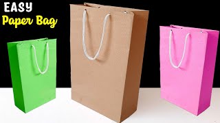 how to make Paper bag , Easy and simple paper carry bag , origami paper cute bag