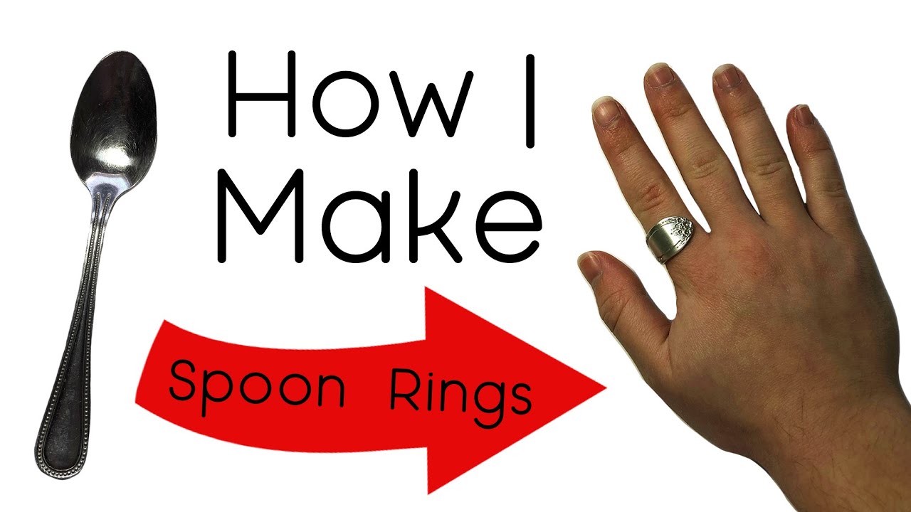 How I Make Spoon Rings YouTube