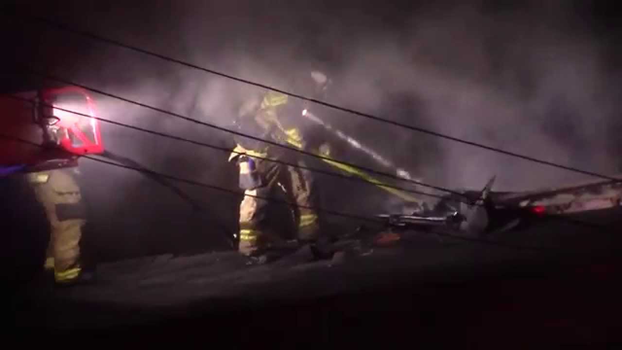 EAST BURTON STREET FIRE (RAW FOOTAGE)