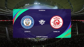 Azam FC vs Simba SC (27/10/2022) NBC Premier League PES 2021