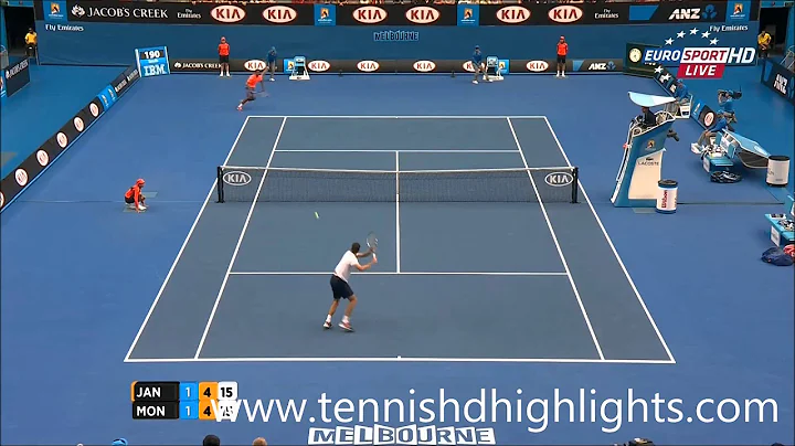 Jerzy Janowicz vs Gael Monfils Monfils Highlights HD Australian Open 2015