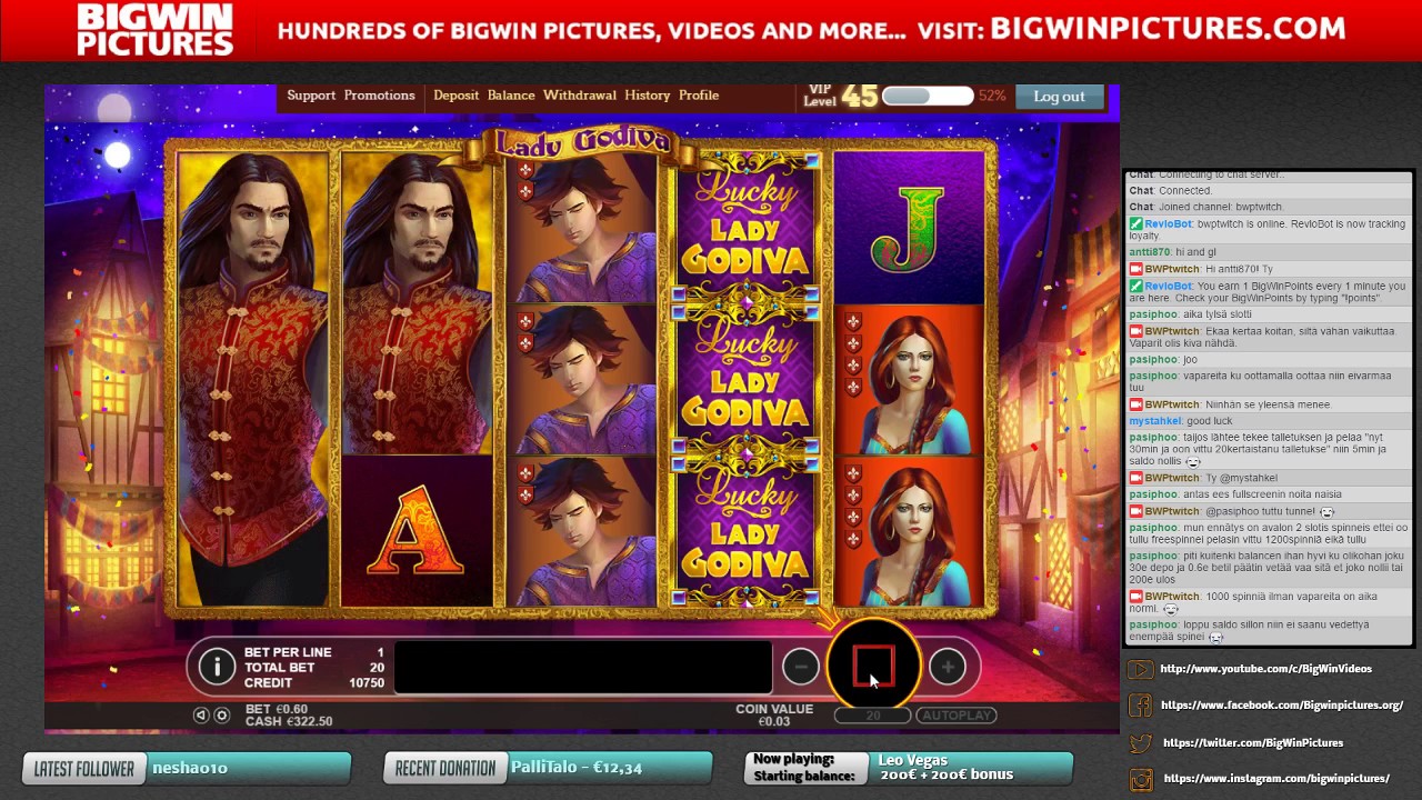 BigWinVideos 07/11 Leo Vegas 400€ start!