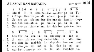 Download lagu S'LAMAT DAN BAHAGIA - Puji Syukur No. 1014