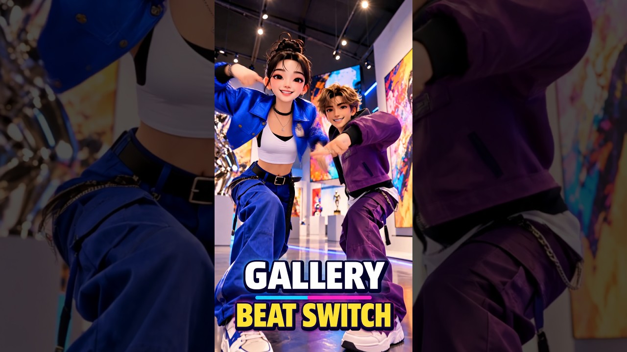 They Turned an Art Gallery Into a Dance Floor! 🔥#dance #music #kpop #shorts thumbnail