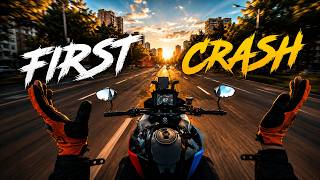 My First BIG Motorcycle Crash...[MOTOVLOG]