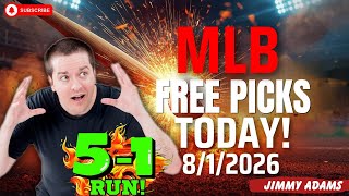 MLB Picks and Predictions Today! Baseball Best Bets and Free Picks Saturday 8/1/2026