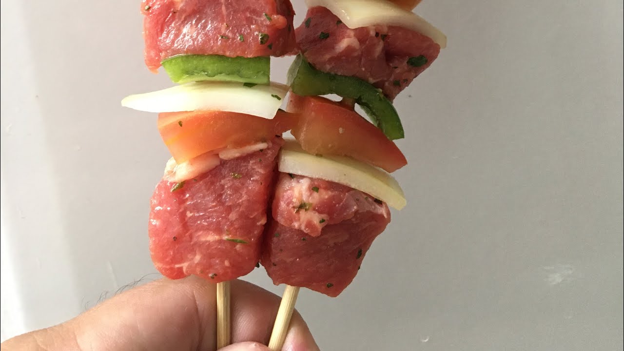 Espetinho de carne empanado Super fácil e de dar água na boca