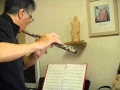 フルート練習　「亡き王女のためのパヴァーヌ」 の動画、YouTube動画。