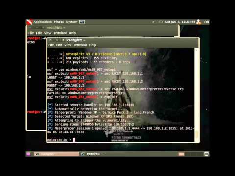 how to exploit to windows xp sp3 with metasploit framework