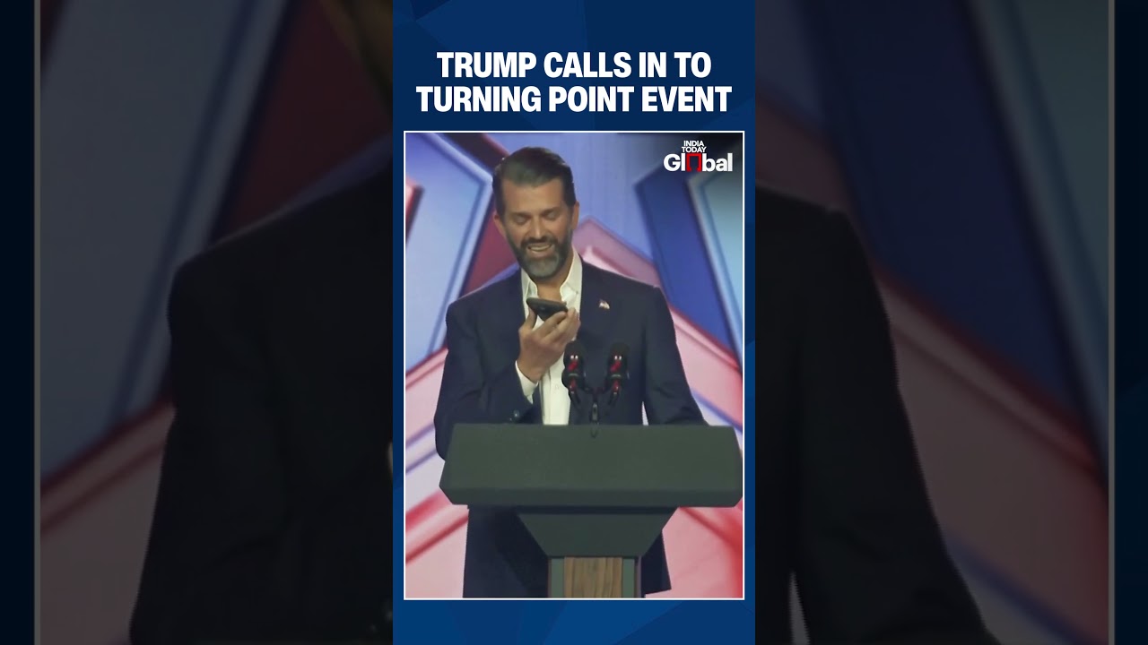 Trump Calls into Turning Point Conference as Son Speaks | "We Won in a Landslide" Phone Moment