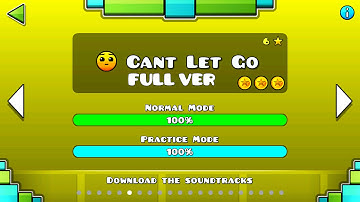 Geometry Dash - Cant Let Go (FULL VER) All Coin / ♬ Partition