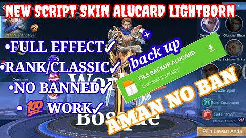 NEWW ALUCARD LIGHTBORN FULL EFFECT + BACKUP FILE