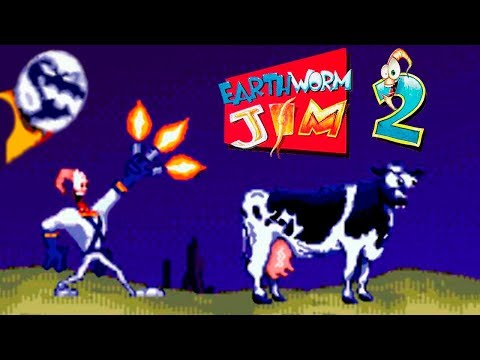 Earthworm Jim 2 (Червяк Джим 2) прохождение (Sega Mega Drive, Genesis)