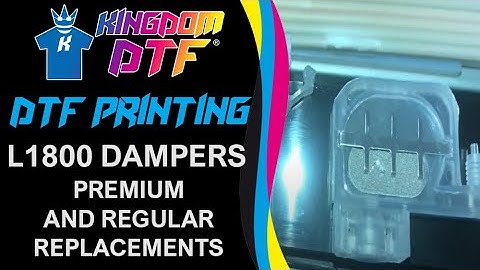 🔧 Replacement Dampers for Epson L1800