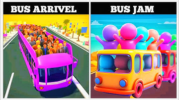 Bus Arrivel vs Bus Jam - Android iOS Mobile Gameplay Walkthrough @KLSKINBOX