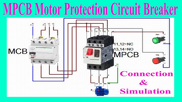MPCB Motor Protection Circuit Breaker connection & Simulation |MPCB connection Bangla | CAD EEE More