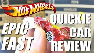 QUICKIE CAR REVIEW: Hot Wheels - EPIC FAST - new for 2015 - with GLOW IN THE DARK WHEELS
