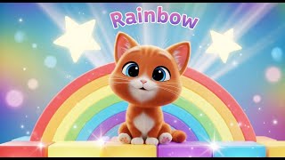 🌈🐱 Ruby’s Rainbow 🐱🌈 | Fun Kids Song | Learn Colors & Animals | Nursery Rhymes