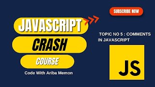 Comments In JavaScript | JavaScript Tutorial in Hindi #5