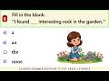 50 Mixed Grammar Questions to Test Grade 3 Students | School Practice Quiz | English Test | Class 3