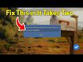 How to Fix It Takes Two Result Code: 105-80190000 on Nintendo Switch